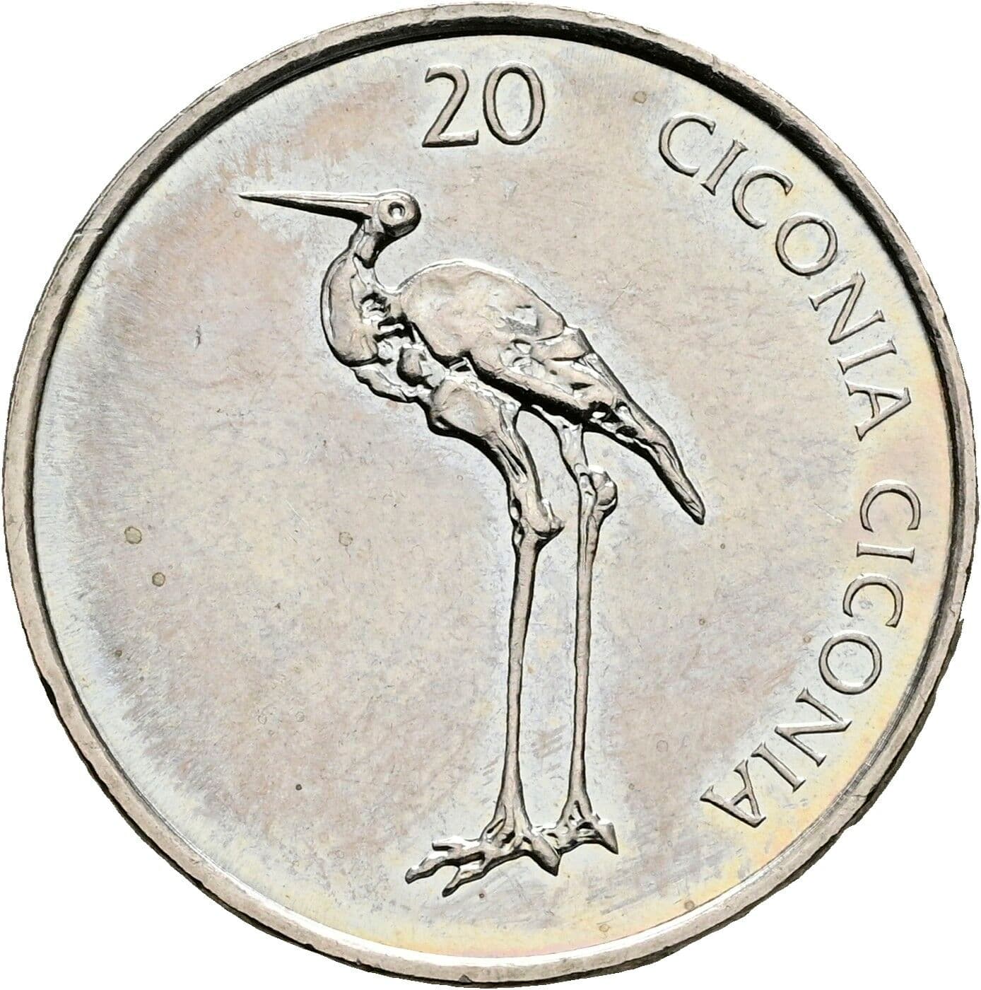 20 Tolarjev