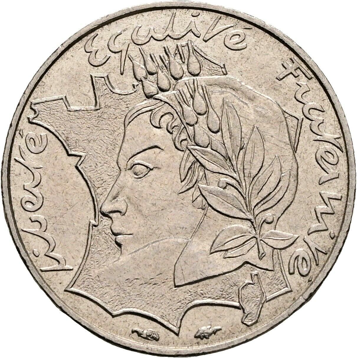 10 Francs 1986 – Vorderseite
