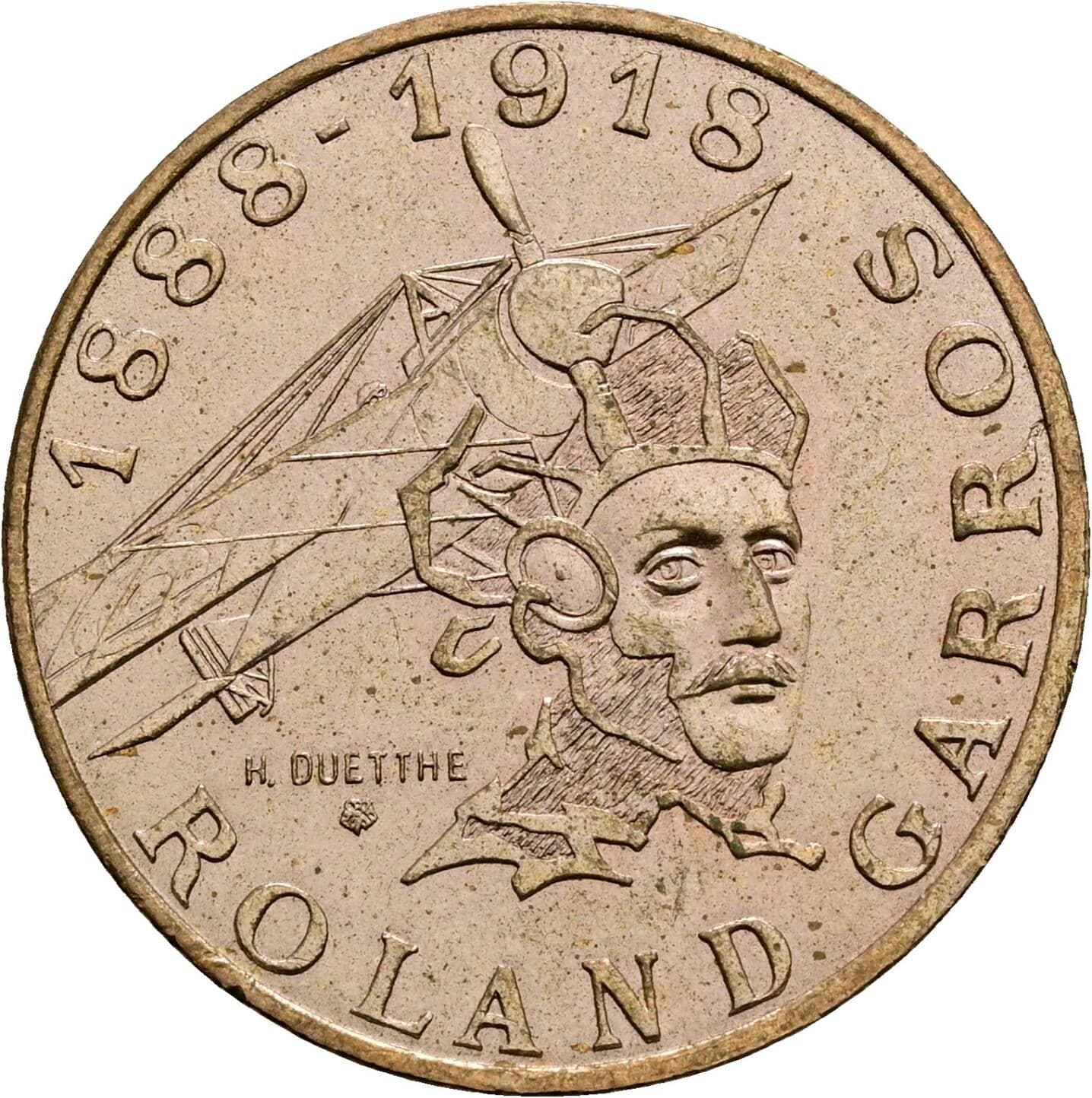 10 Francs 1988 – Rückseite