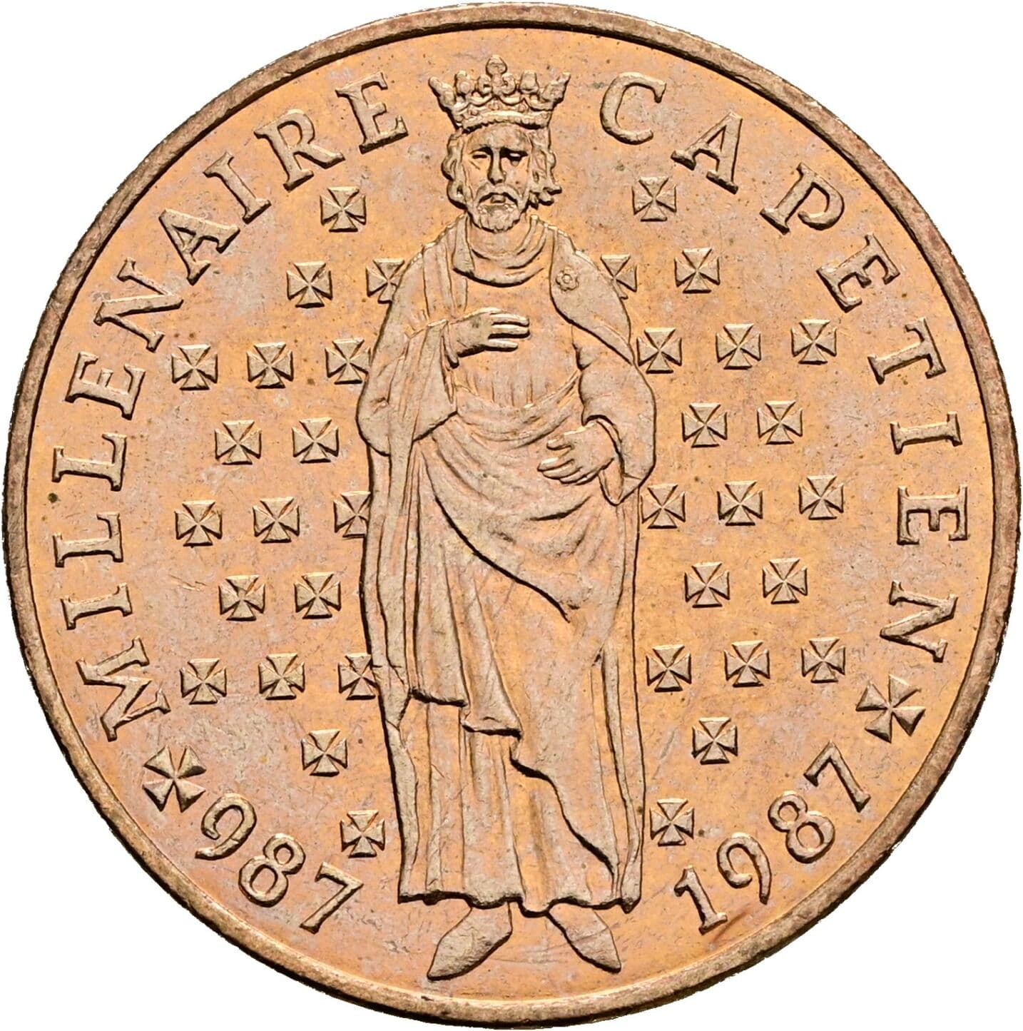10 Francs 1987 – Rückseite