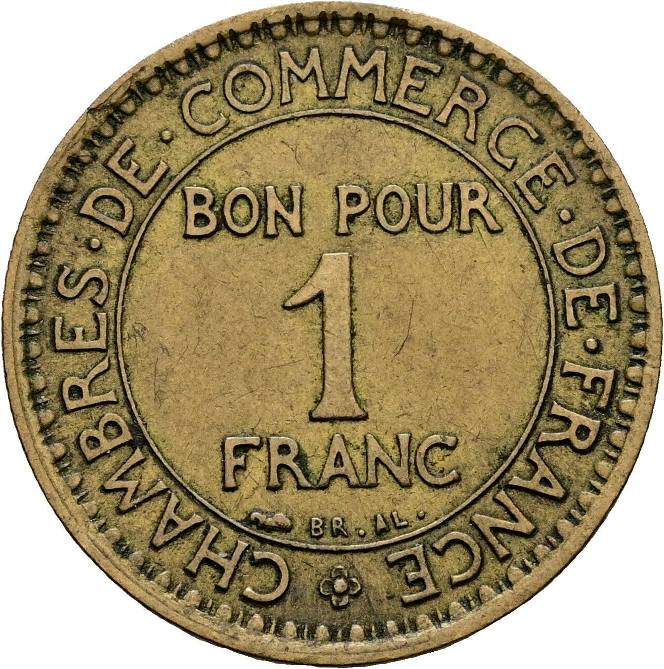1 Franc 1920 – Vorderseite