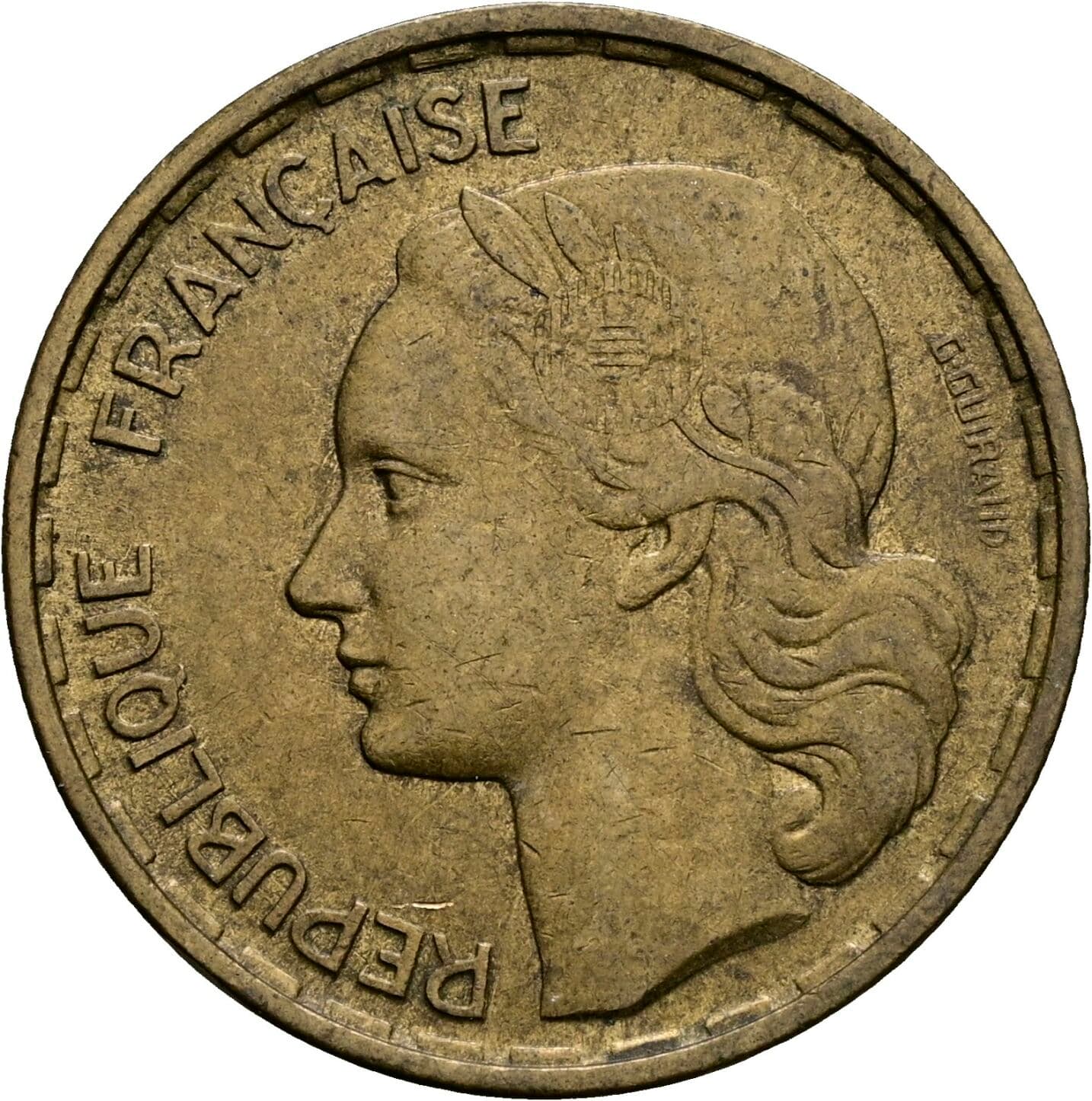 50 Francs 1951 B – Rückseite