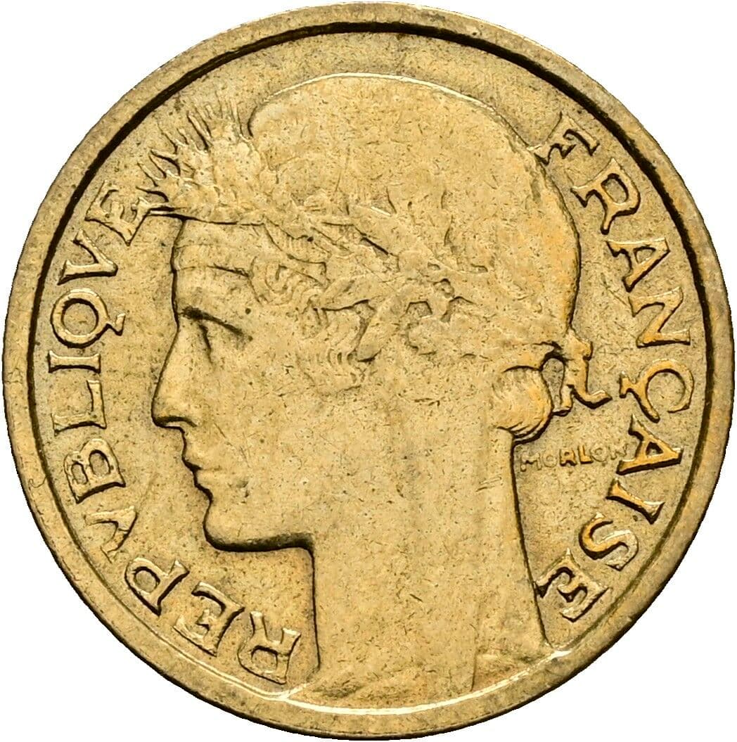 50 Centimes 1941 – Rückseite