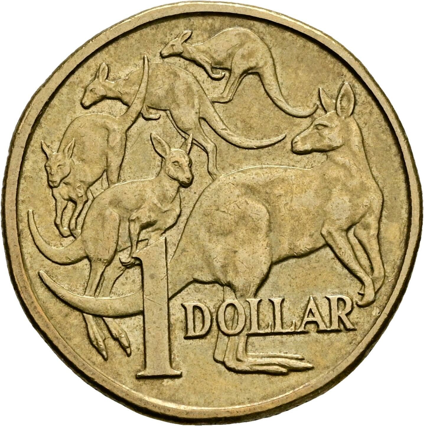 1 Dollar Elisabeth II. 1952-2022 1984 – Rückseite