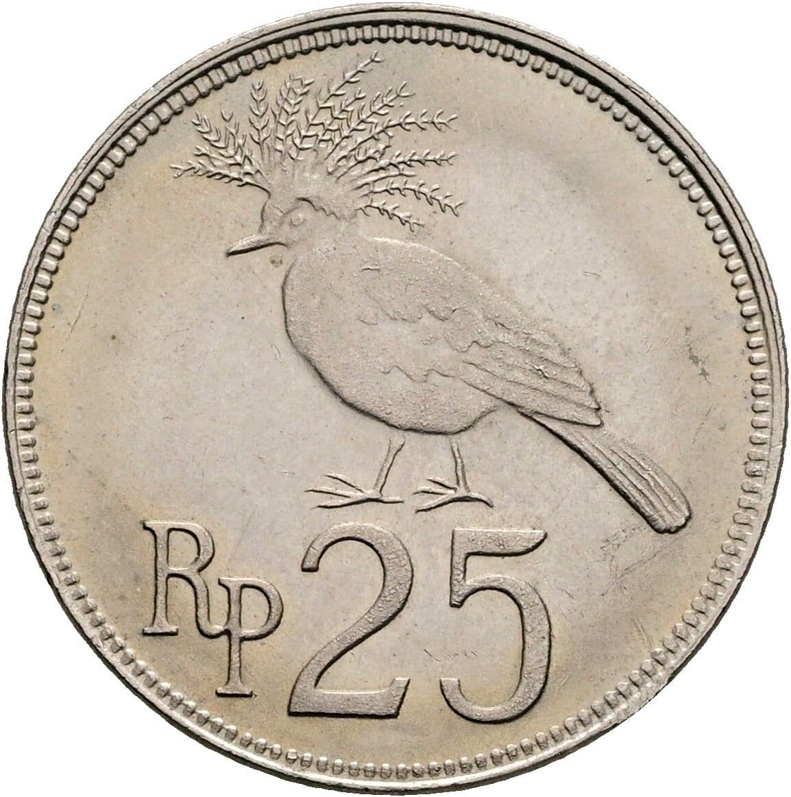 25 Rupiah 1971 – Rückseite