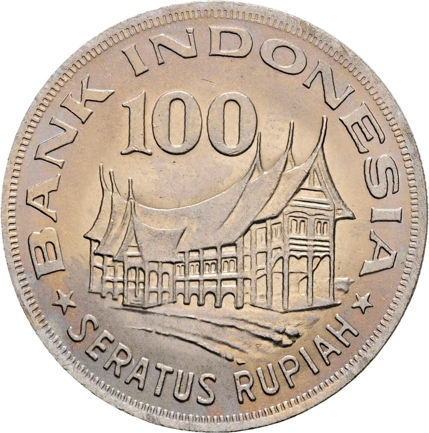 100 Rupiah 1978 – Vorderseite