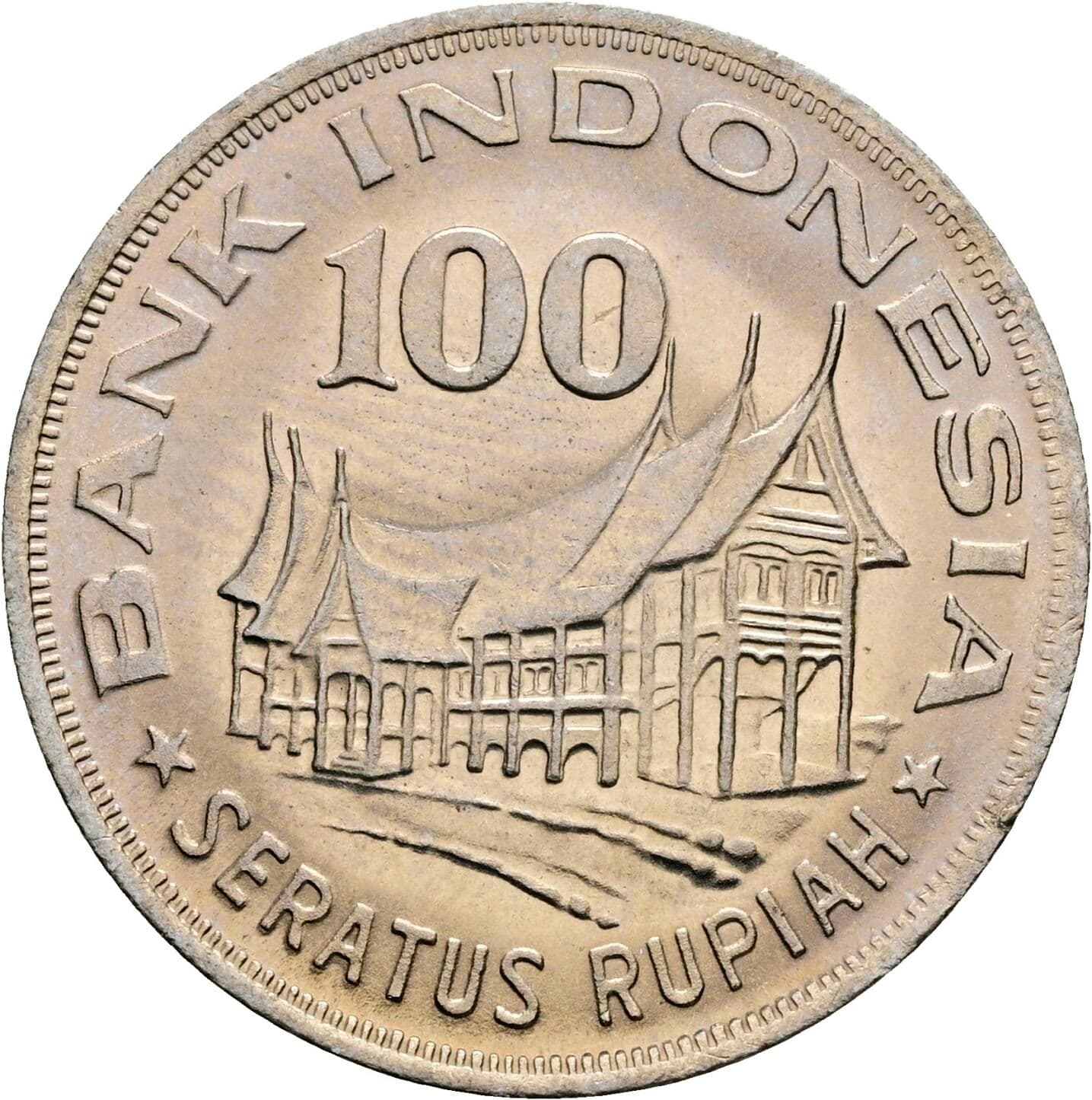 100 Rupiah 1978 – Vorderseite