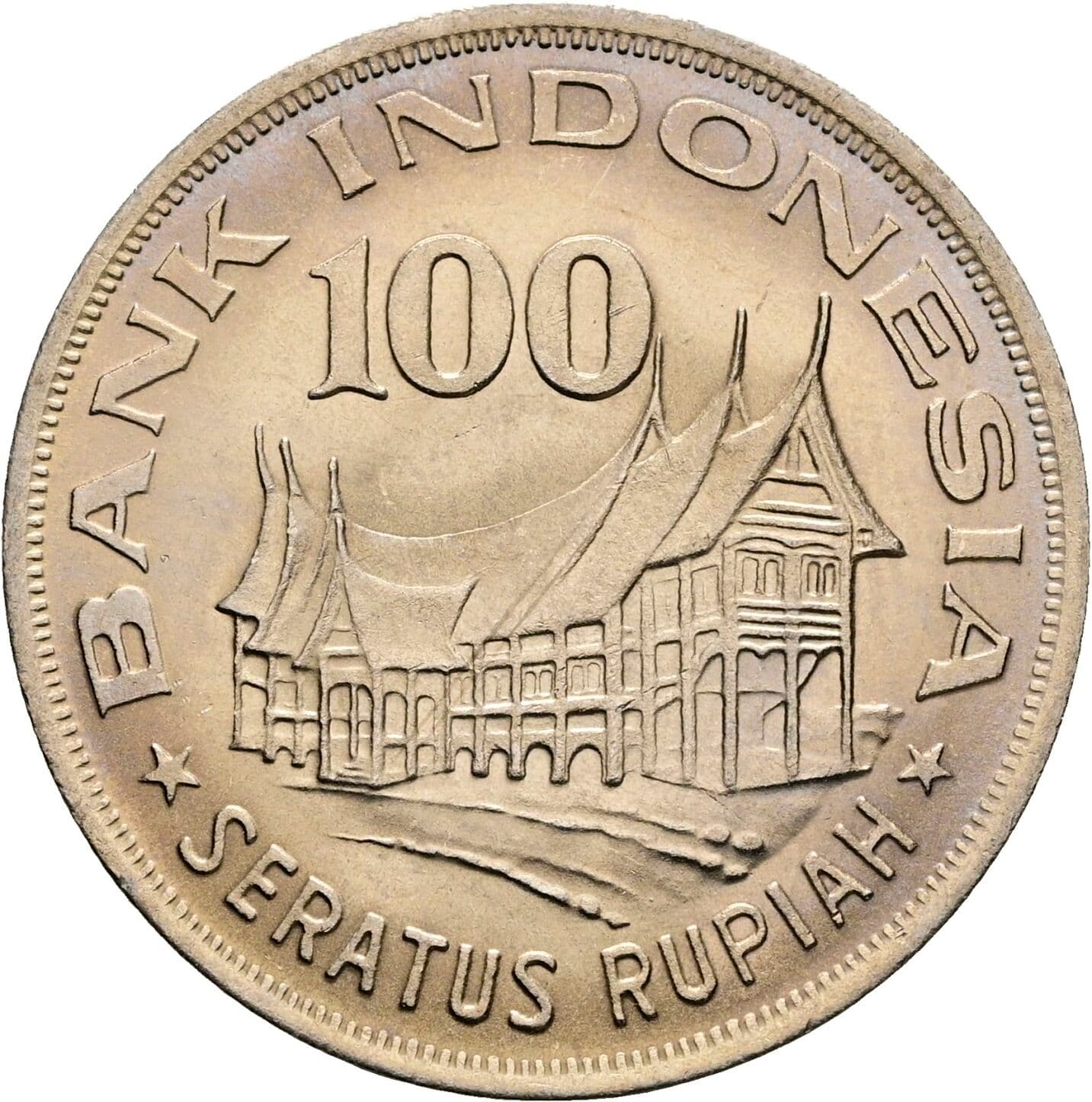 100 Rupiah 1978 – Vorderseite