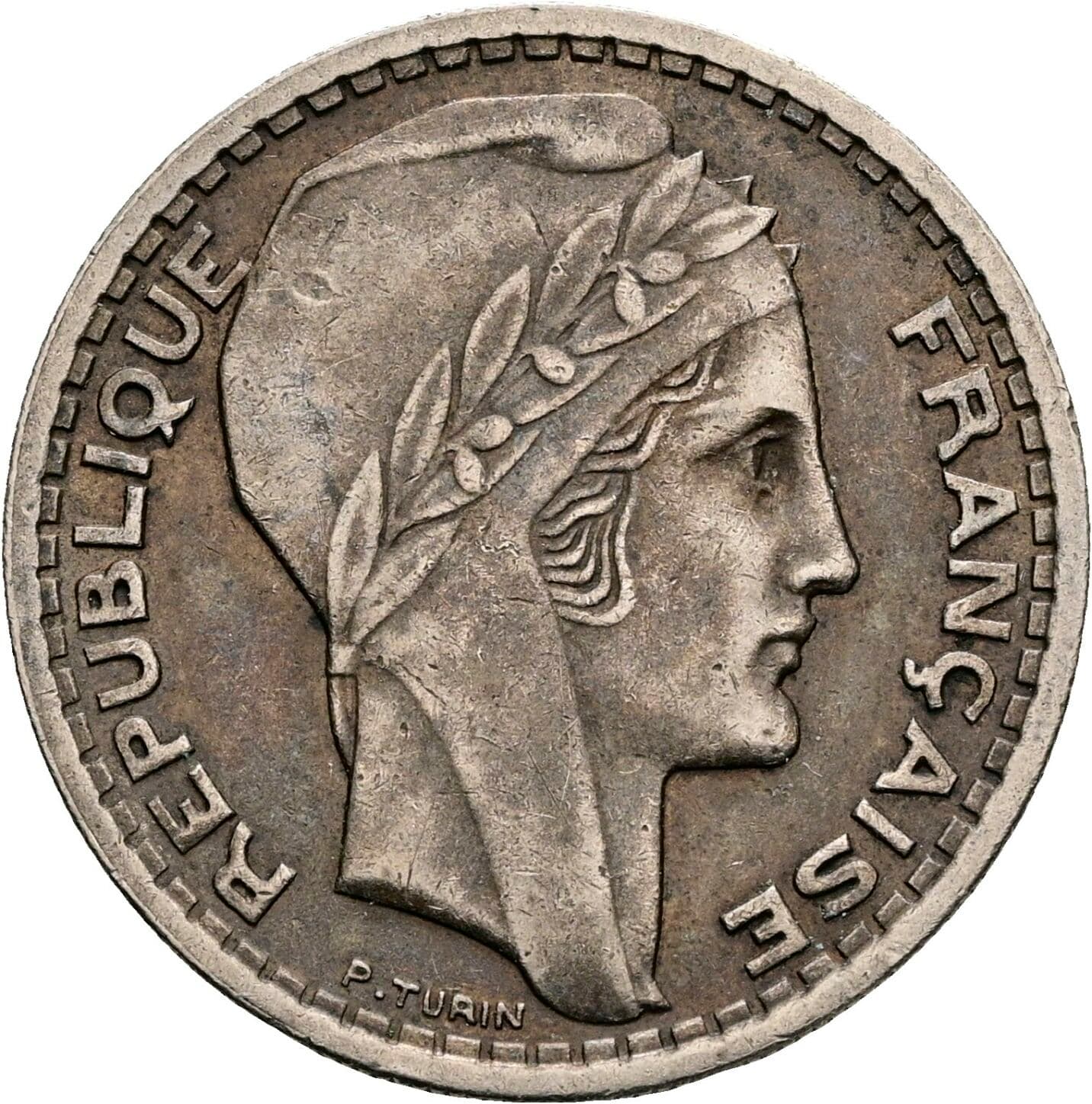 10 Francs 1947 B – Vorderseite