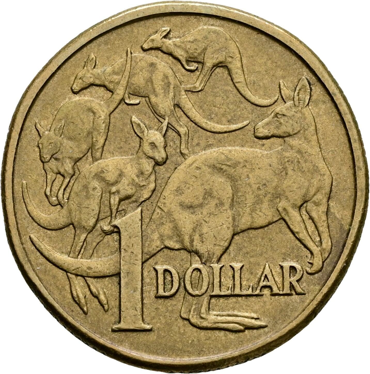 1 Dollar Elisabeth II. 1952-2022 1984 – Rückseite