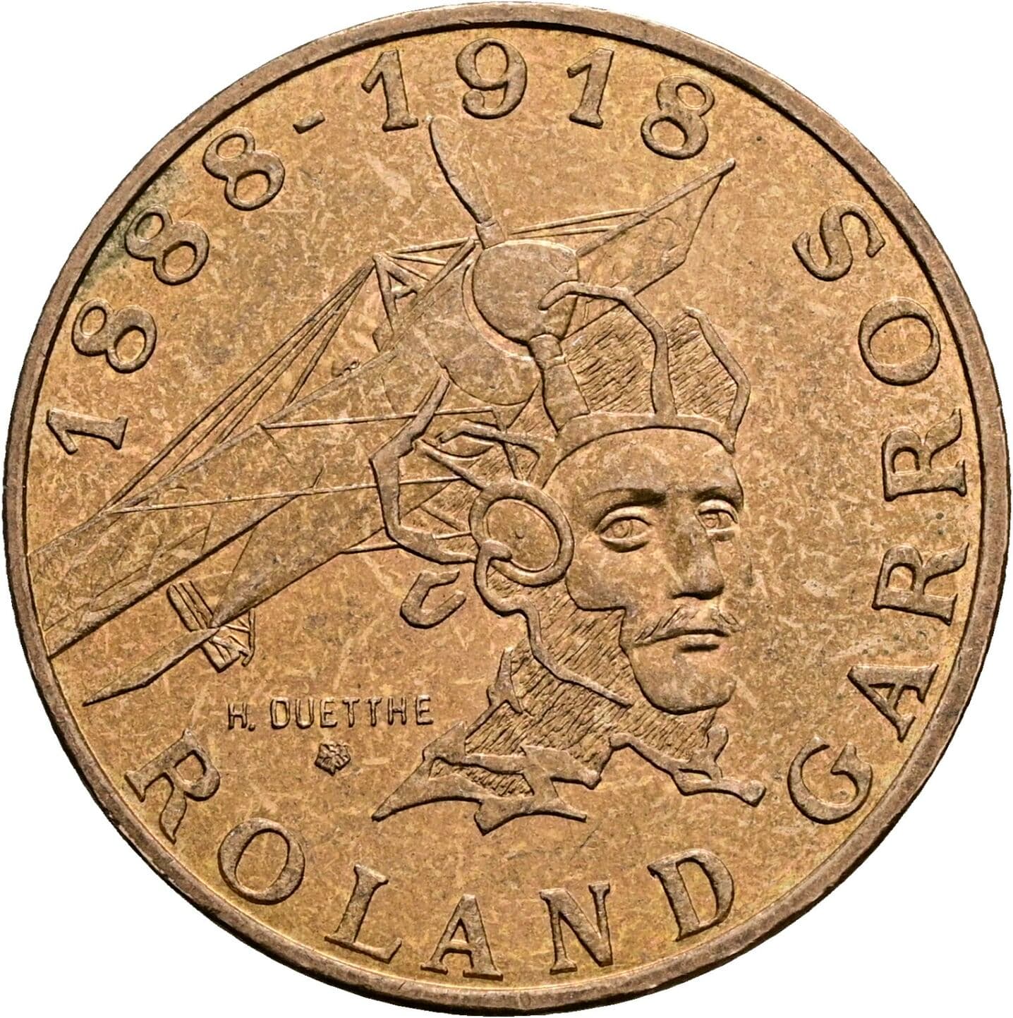 10 Francs 1988 – Rückseite