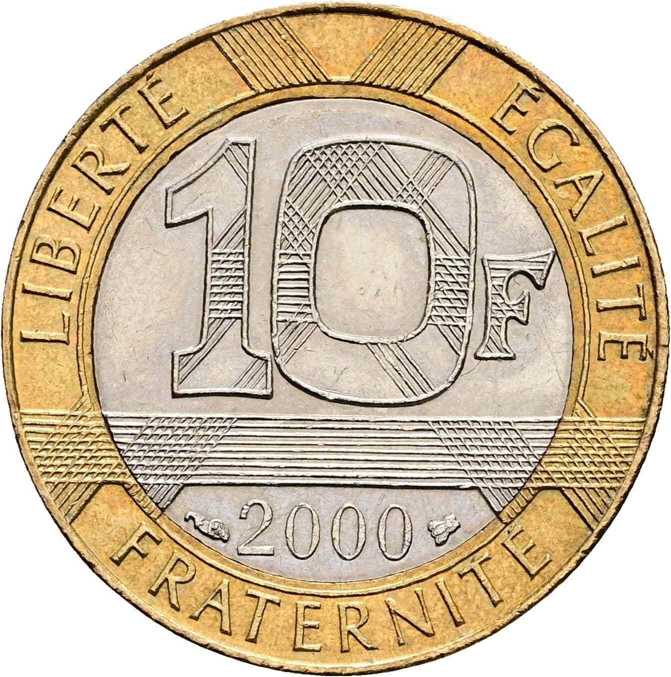 10 Francs 2000 – Vorderseite