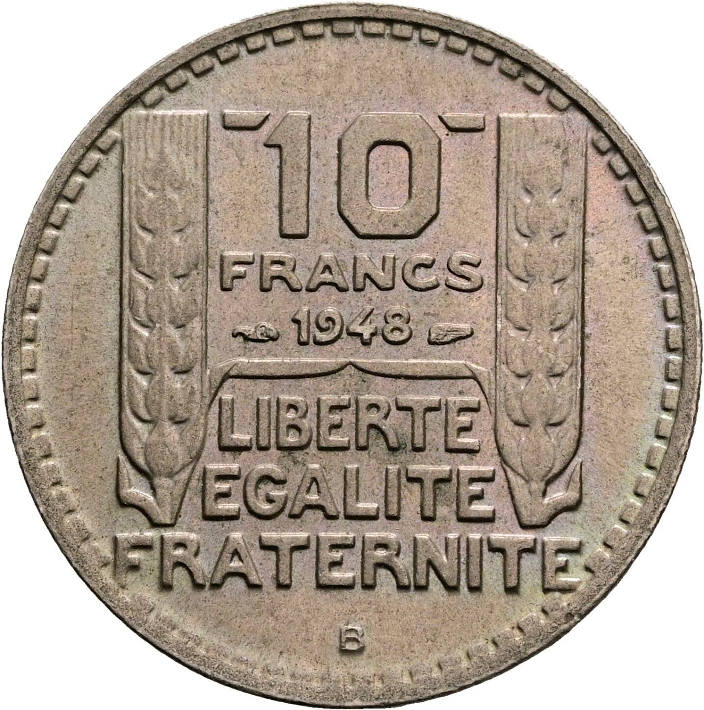 10 Francs 1948 – Vorderseite