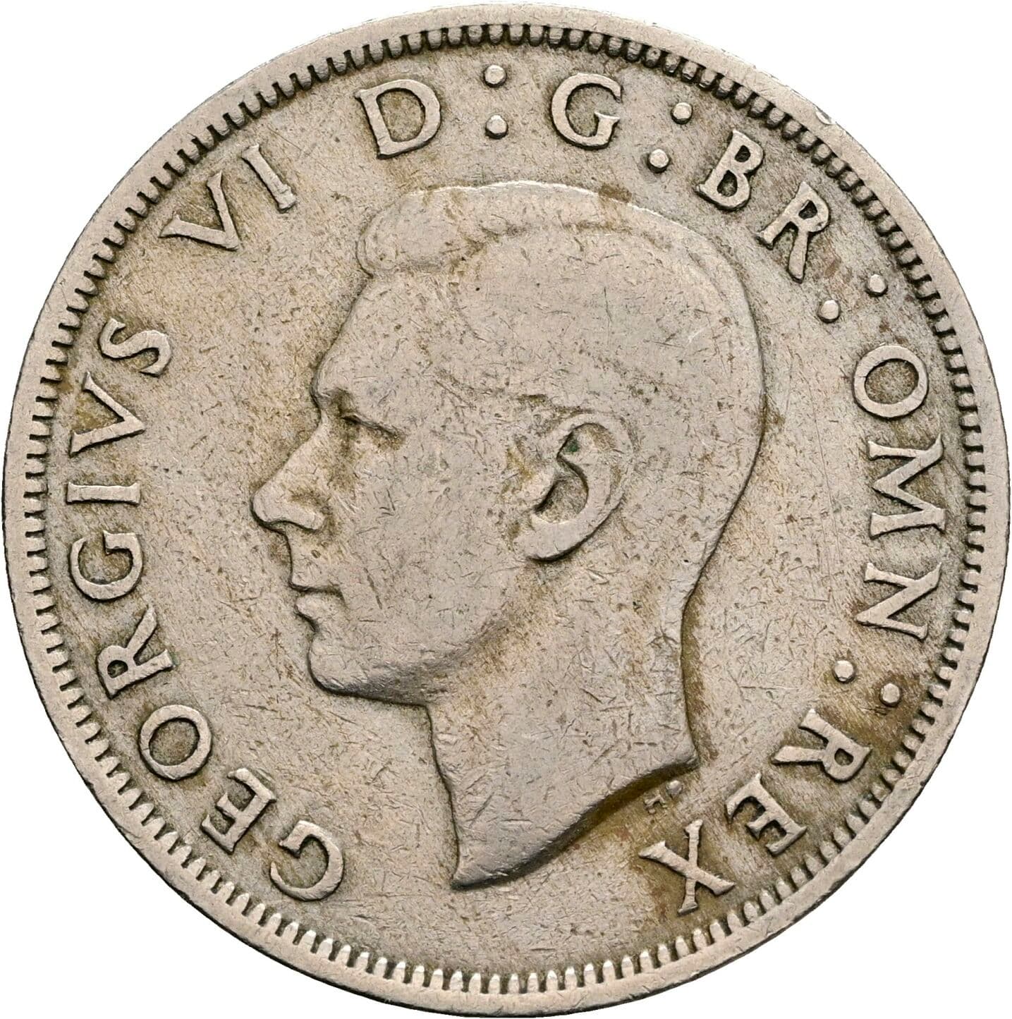 Half Crown Georg VI. (1936-1952) 1948 – Vorderseite