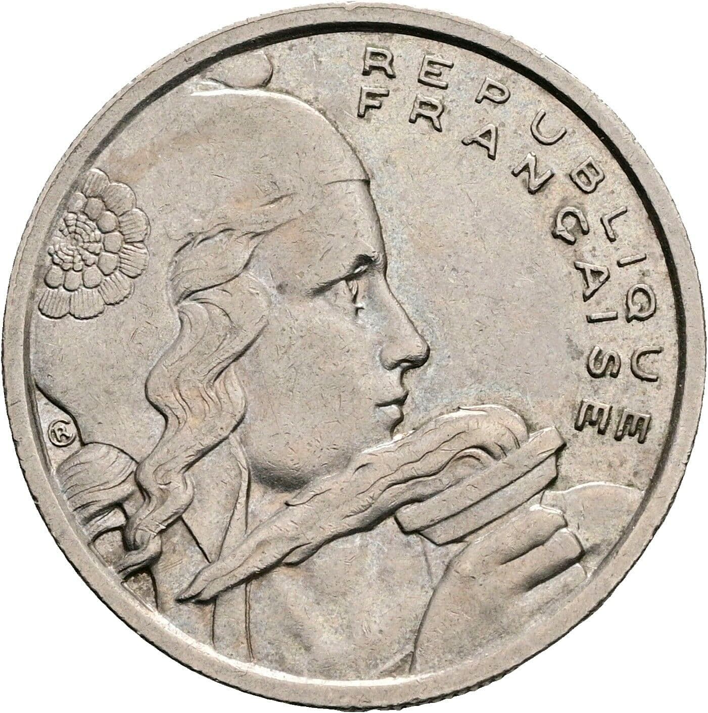 100 Francs 1956 B – Rückseite