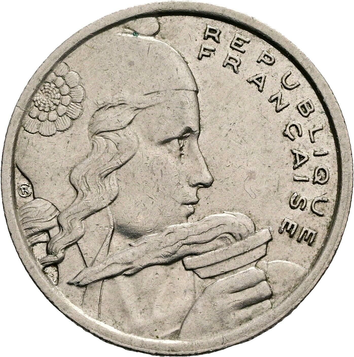 100 Francs 1957 B – Vorderseite