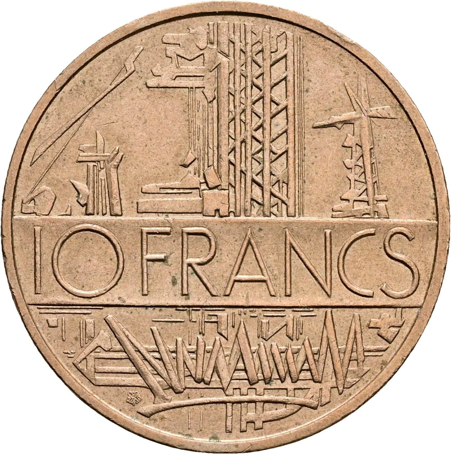 10 Francs 1976 – Vorderseite