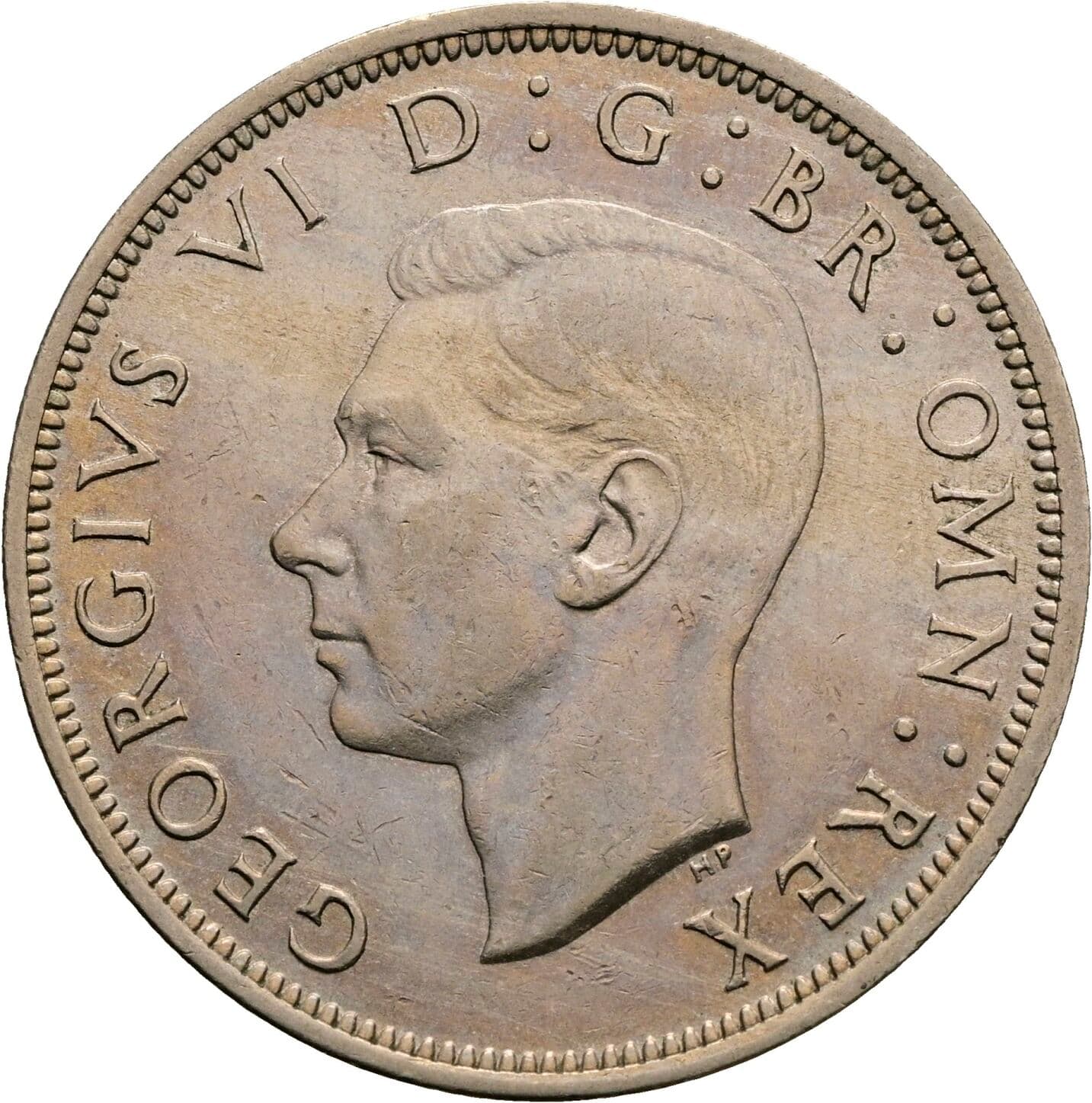 Half Crown George VI. 1936-1952 1948 – Vorderseite