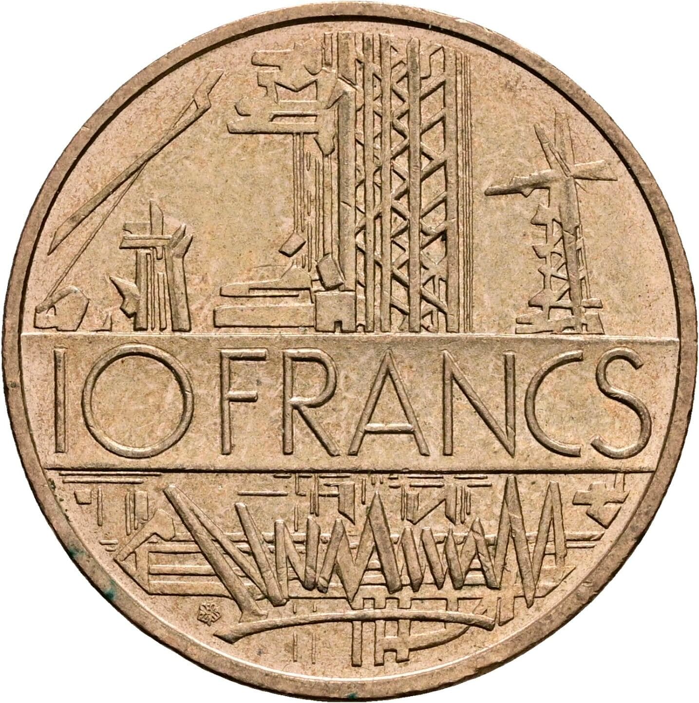 10 Francs 1976 – Vorderseite