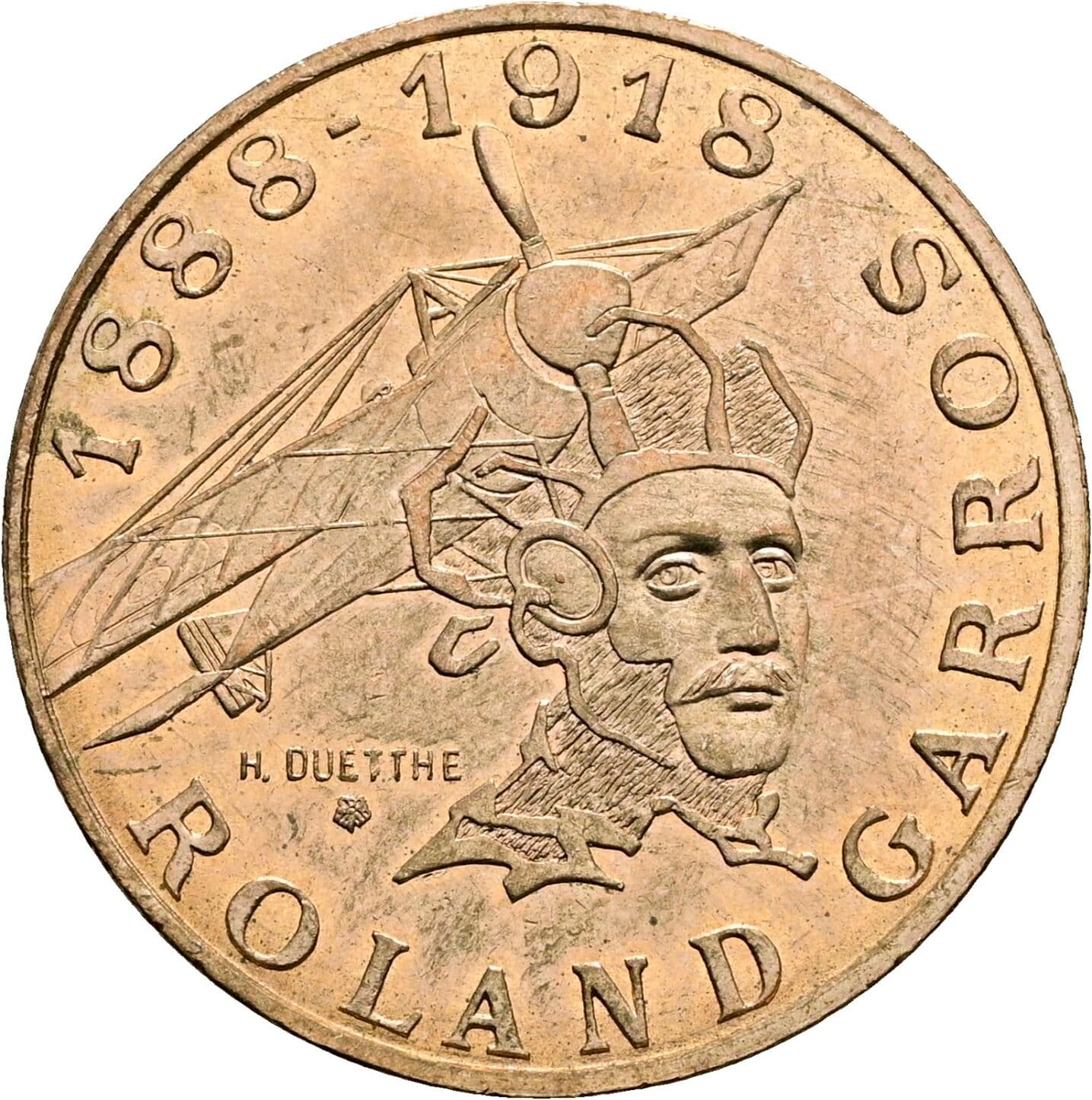 10 Francs 1988 – Rückseite
