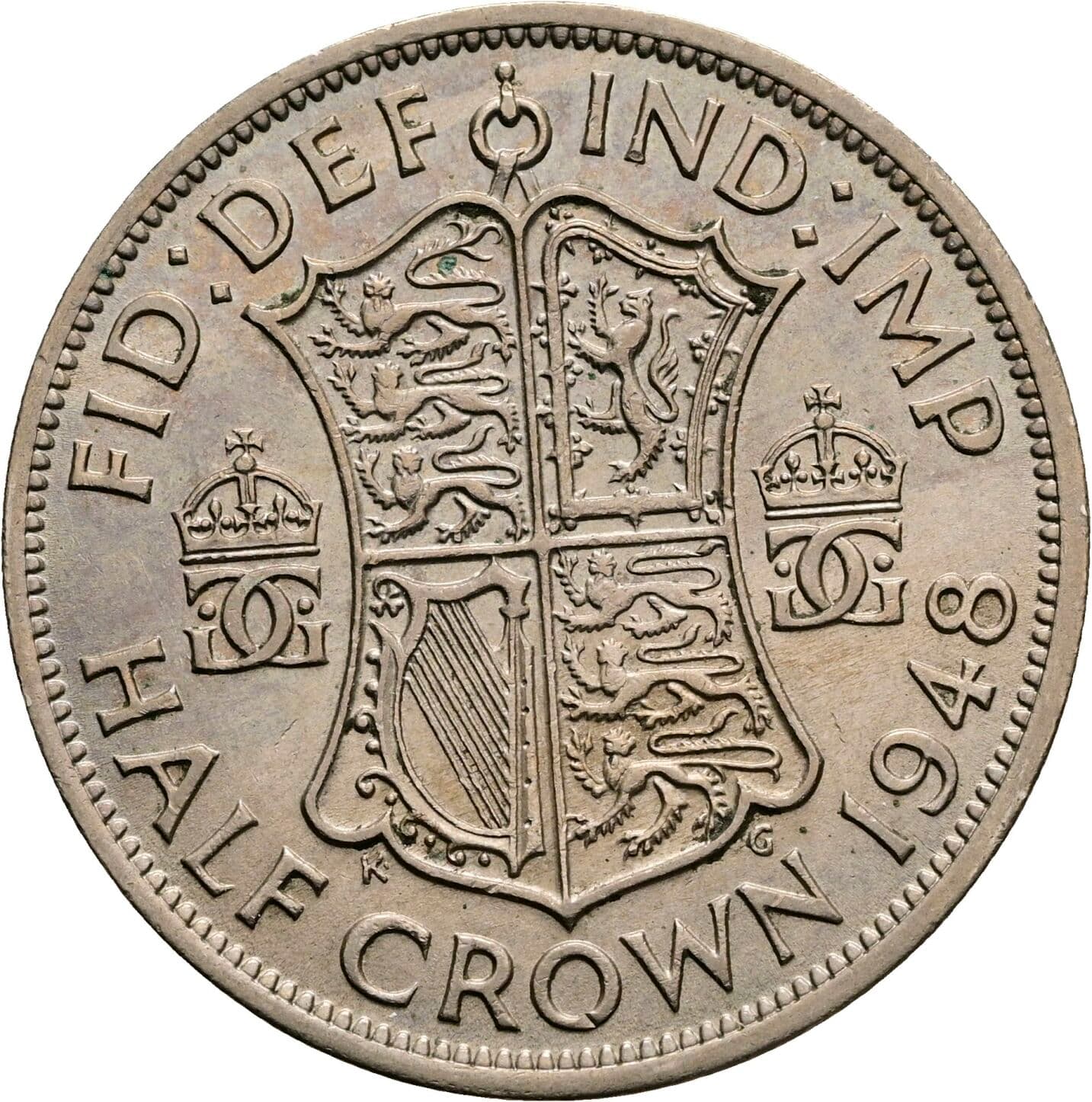 Half Crown George VI. 1936-1952 1948 – Rückseite