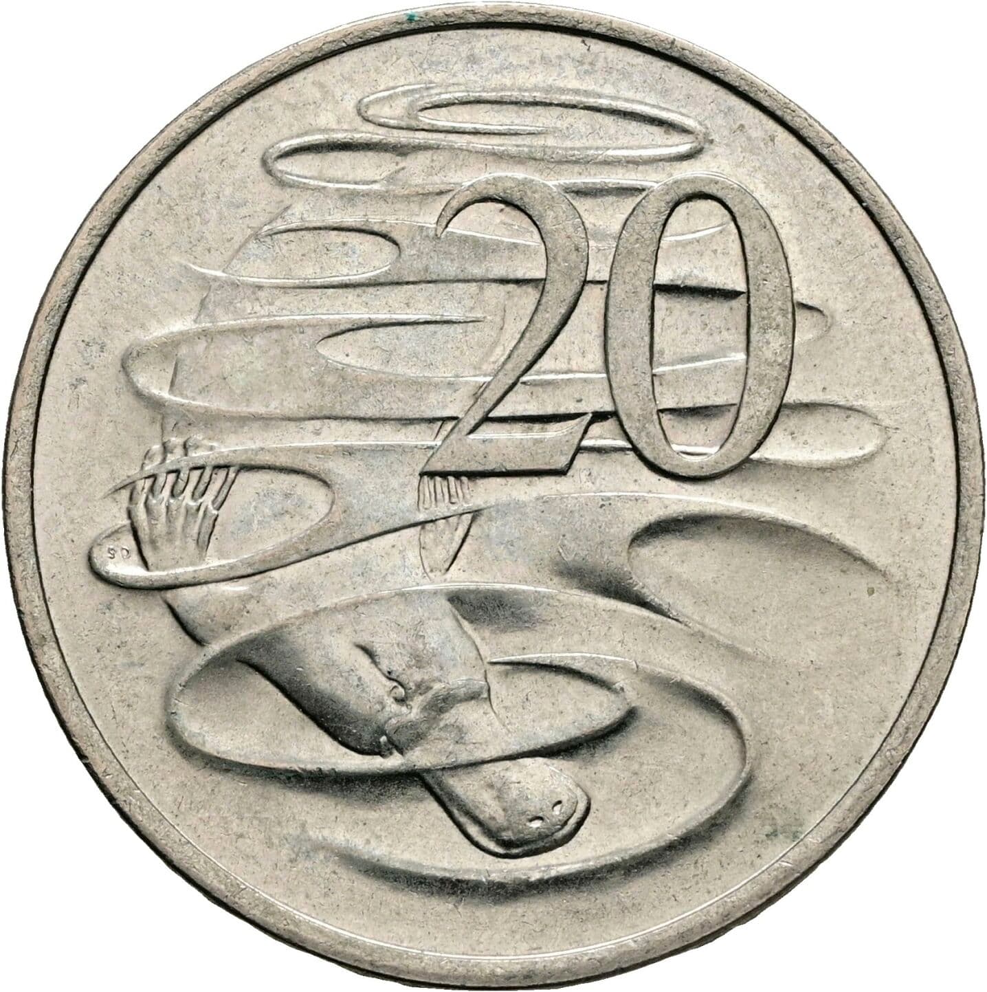 20 Cents Elis 1980 – Rückseite