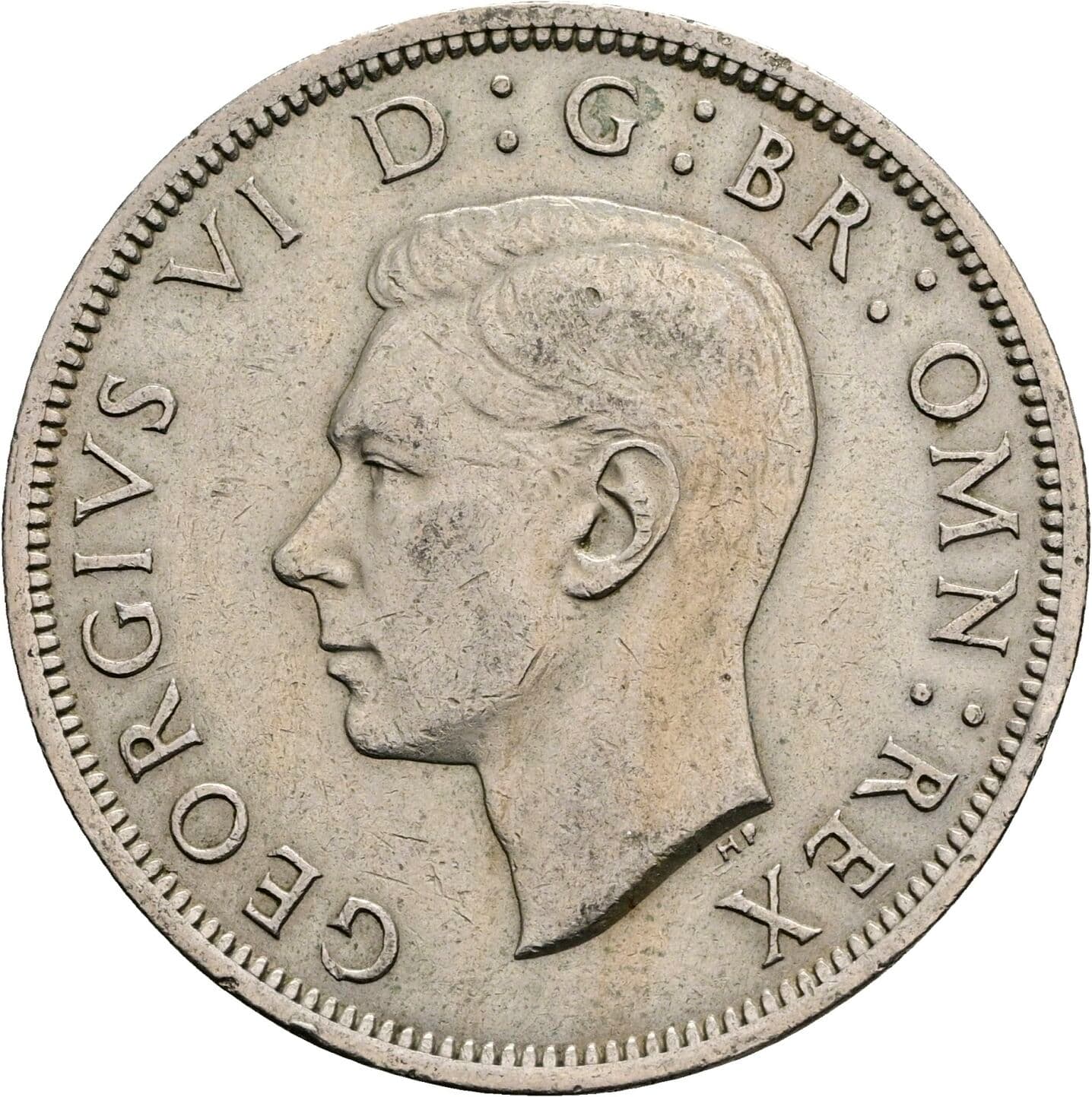 Half Crown Georg VI. (1936-1952) 1948 – Vorderseite