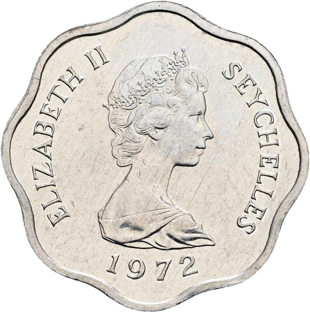 5 Cents Elisabeth II. 1952-2022 1972 – Vorderseite