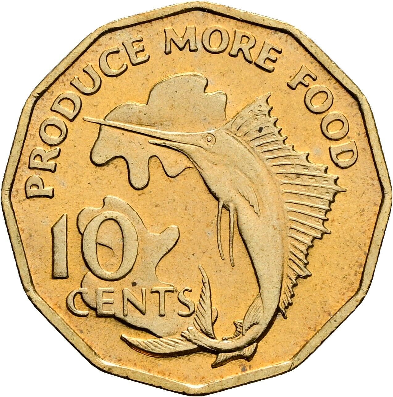 10 Cents 1977 – Vorderseite