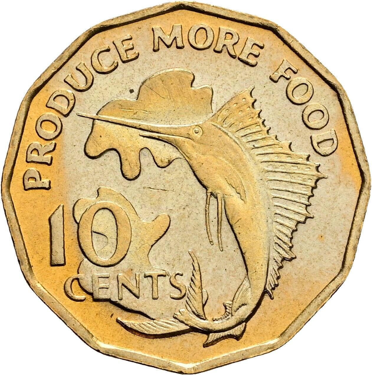 10 Cents 1977 – Vorderseite