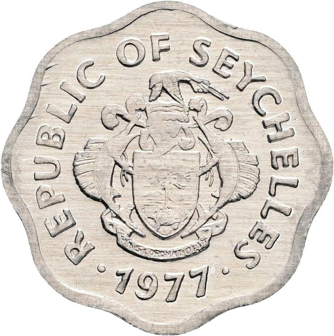 5 Cents 1977 – Rückseite