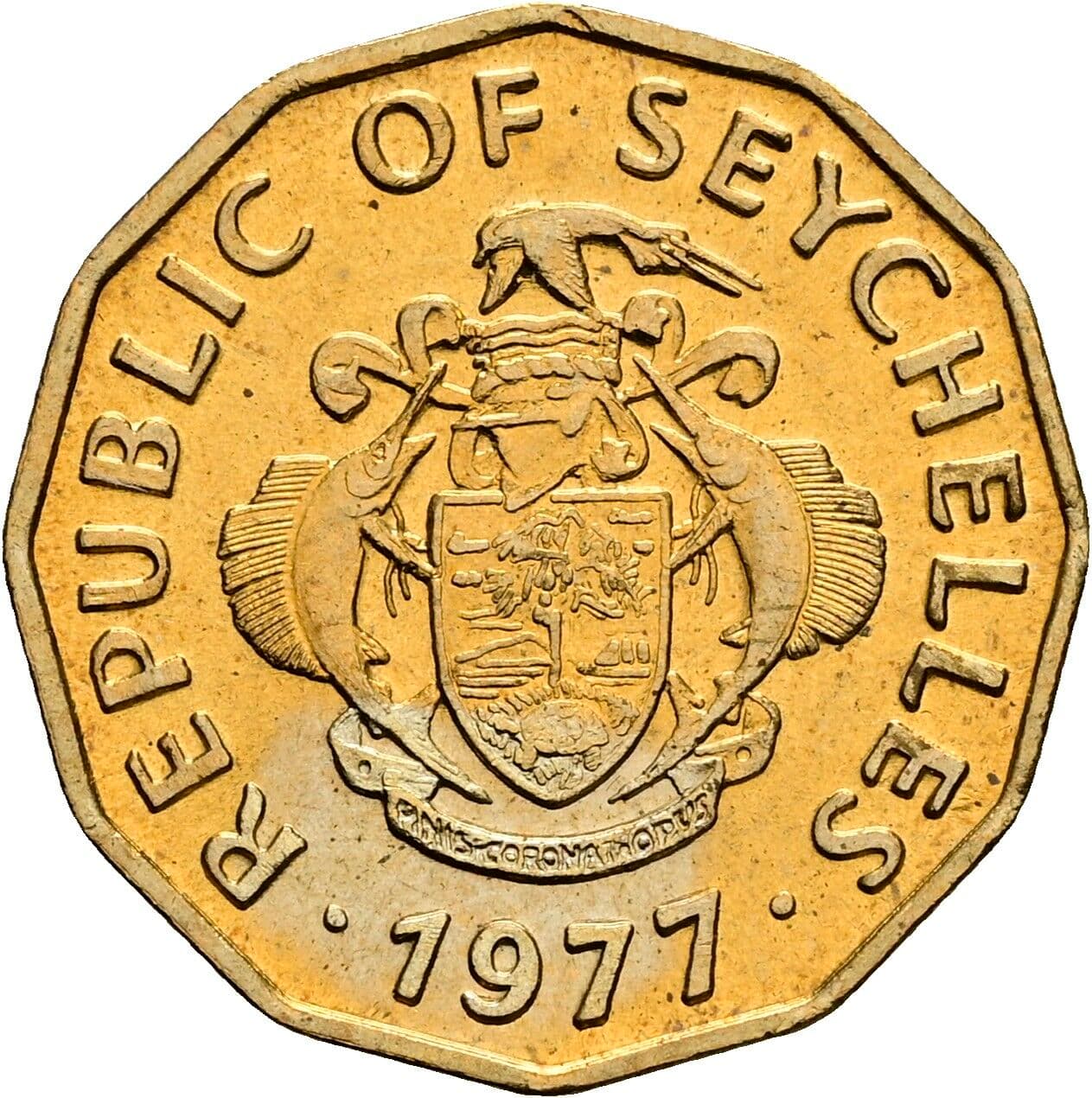 10 Cents 1977 – Rückseite