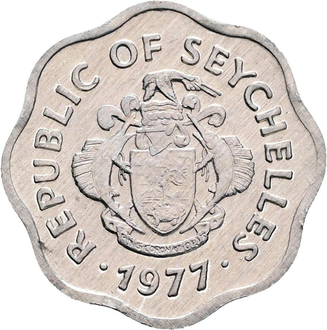 5 Cents 1977 – Rückseite