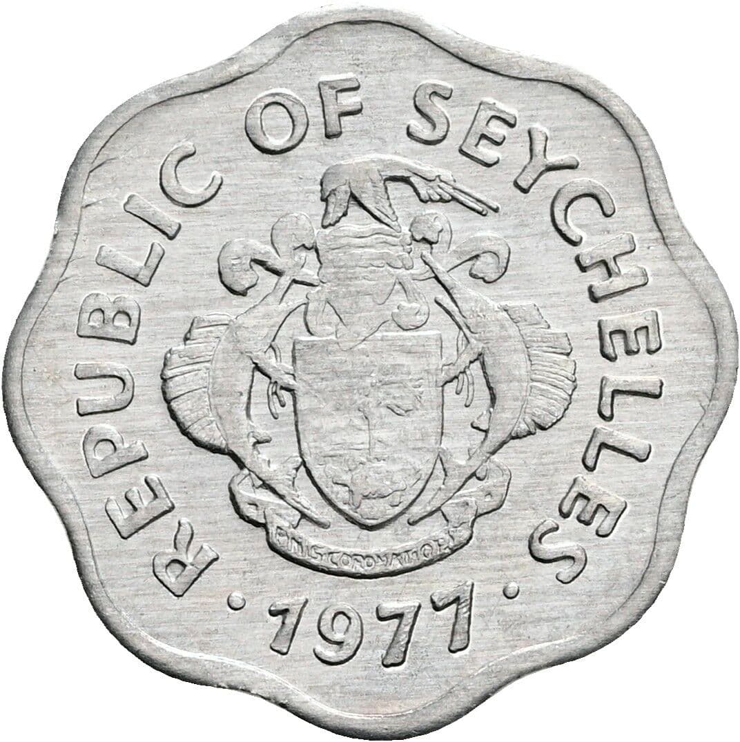 5 Cents 1977 – Rückseite