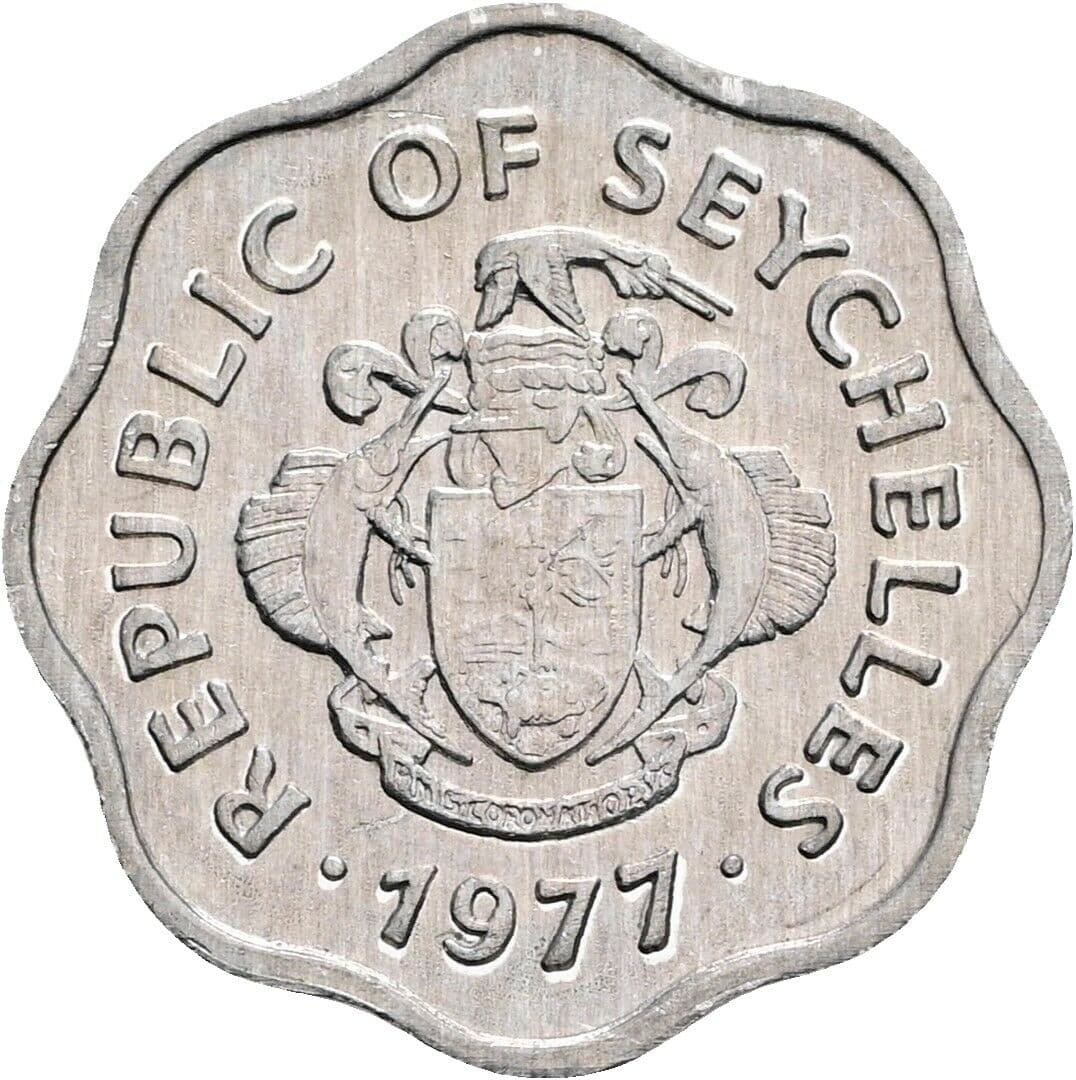 5 Cents 1977 – Rückseite