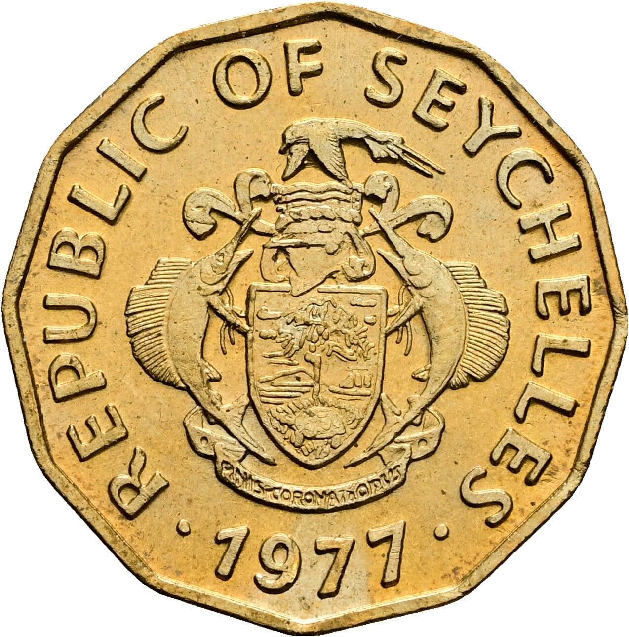 10 Cents 1977 – Rückseite