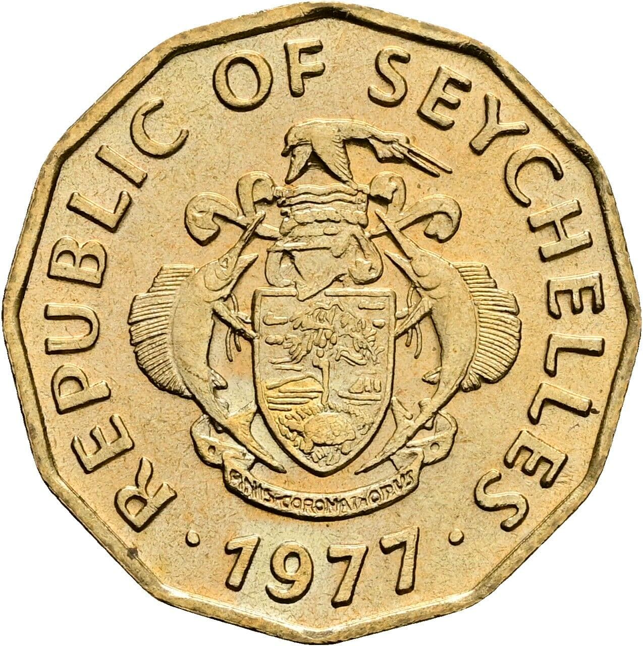 10 Cents 1977 – Rückseite