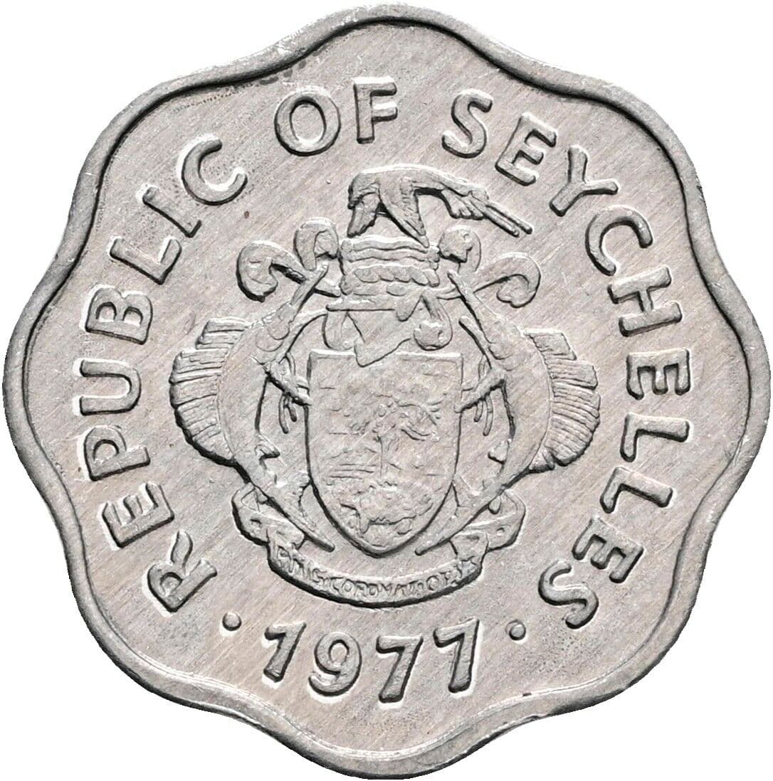 5 Cents 1977 – Rückseite