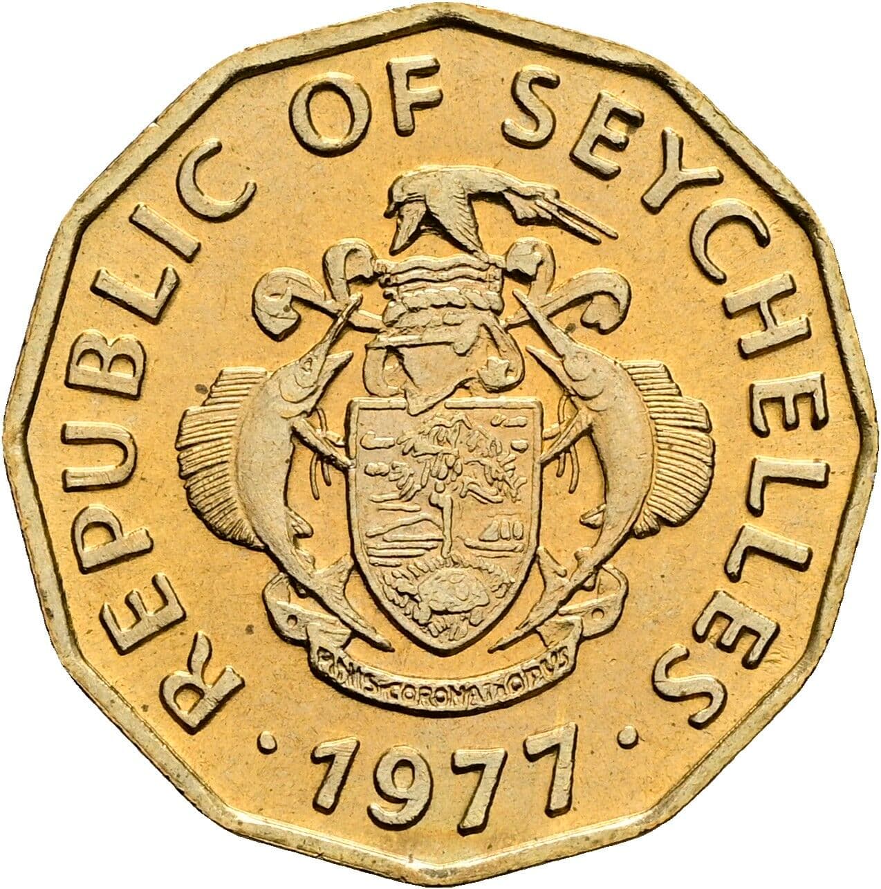 10 Cents 1977 – Rückseite