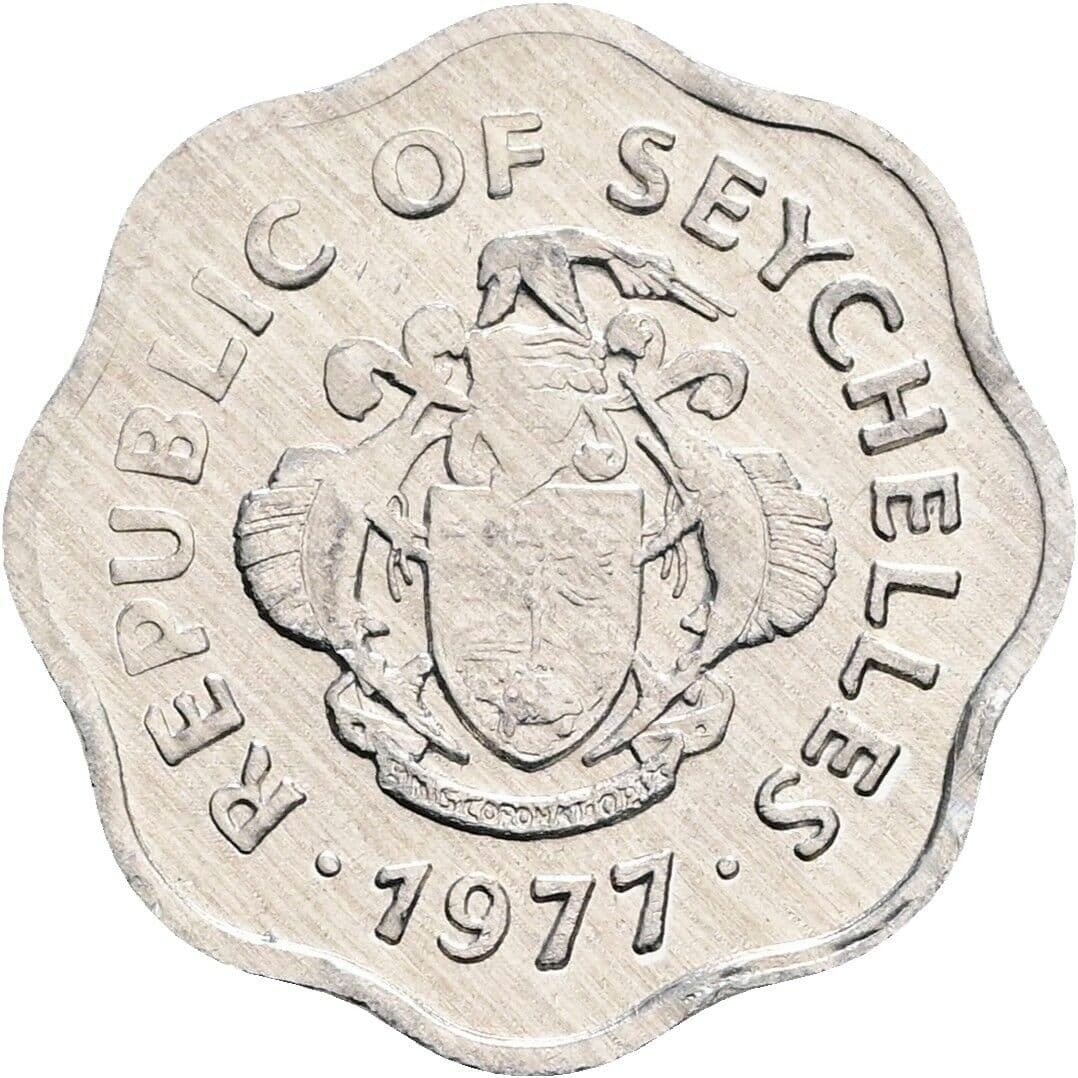 5 Cents 1977 – Rückseite
