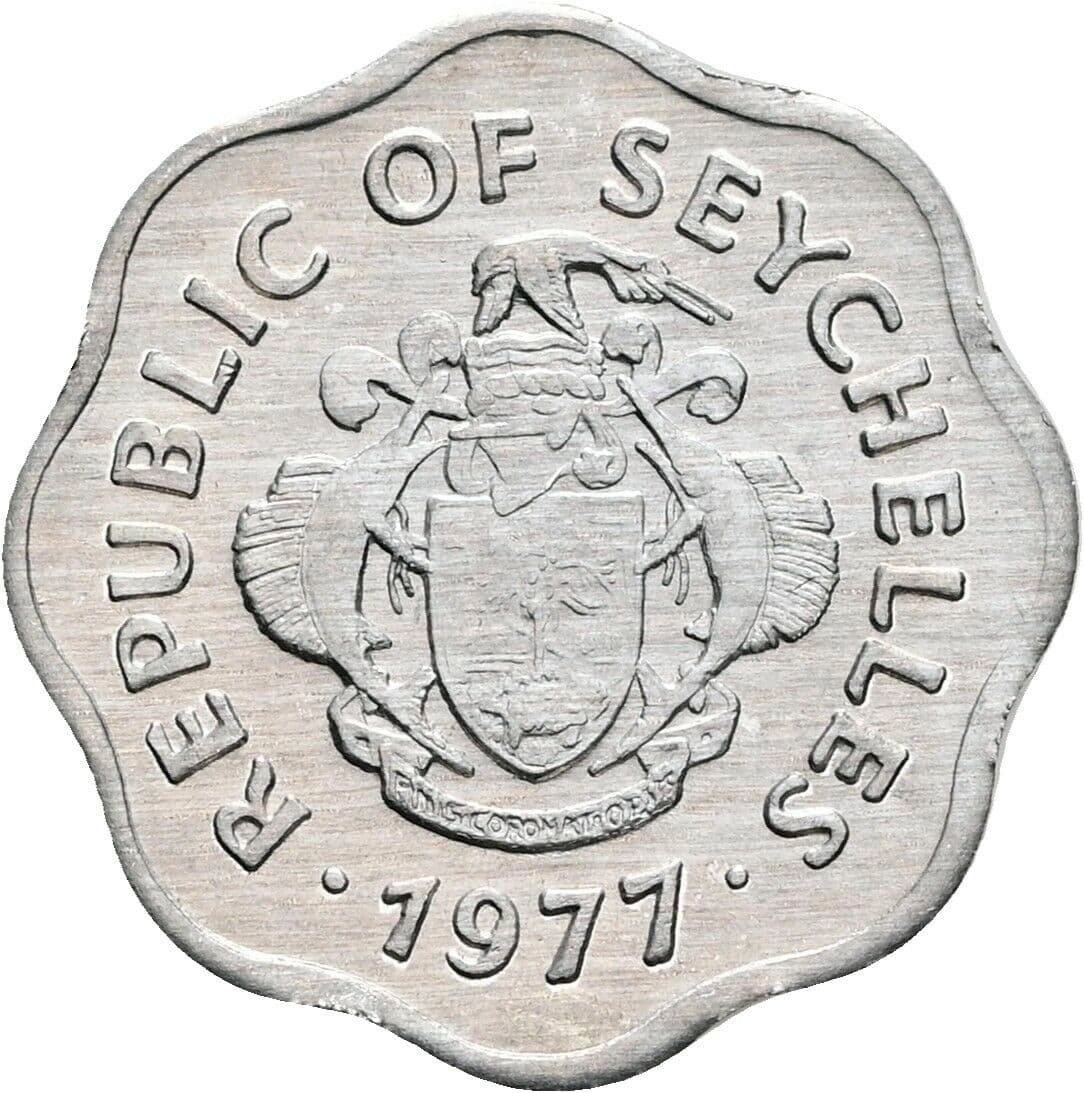 5 Cents 1977 – Rückseite