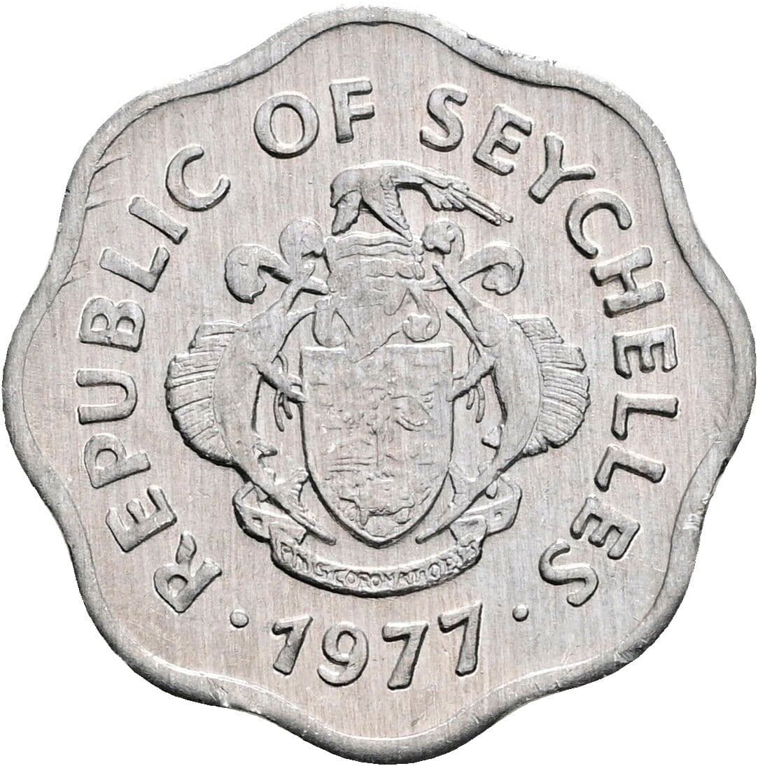 5 Cents 1977 – Rückseite