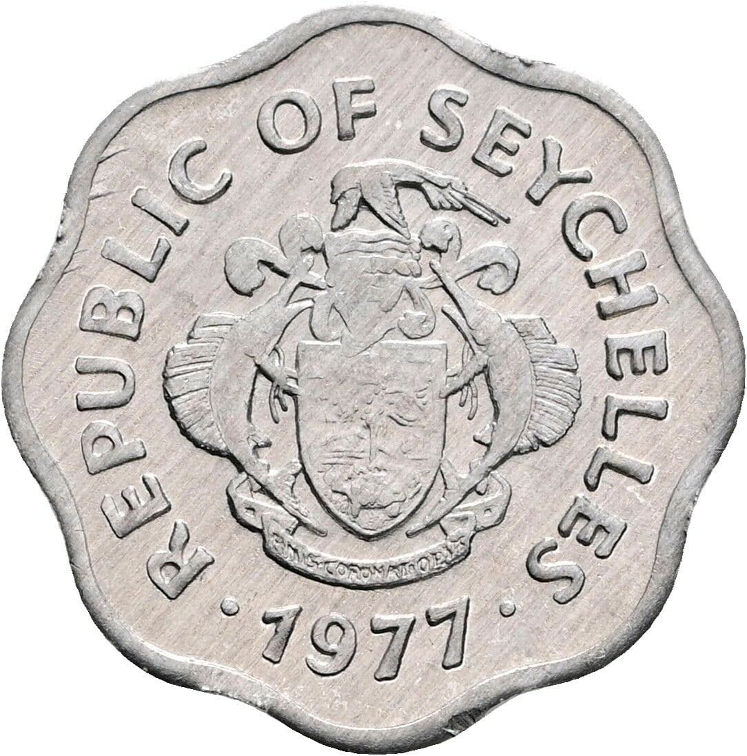 5 Cents 1977 – Rückseite
