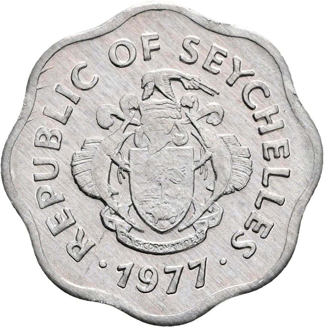5 Cents 1977 – Rückseite