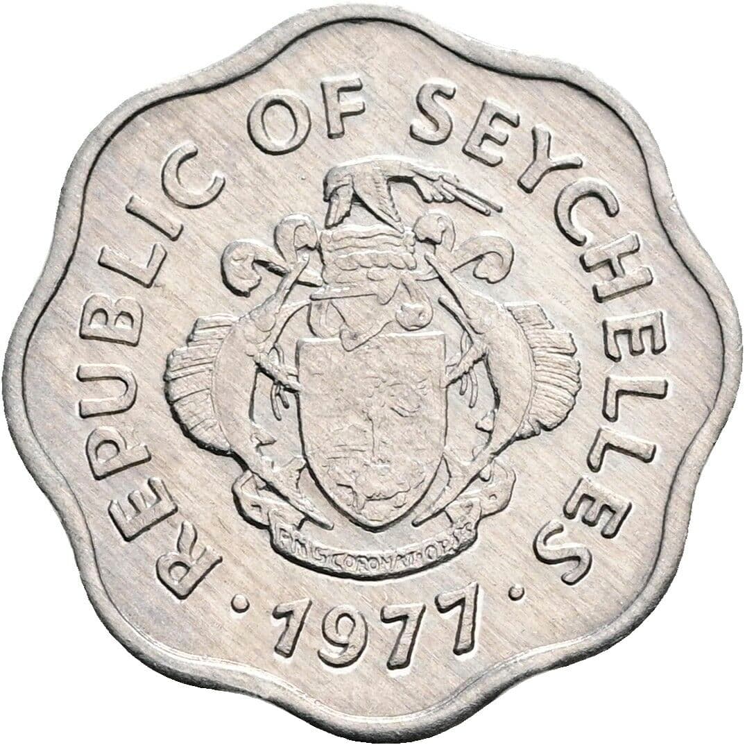 5 Cents 1977 – Rückseite