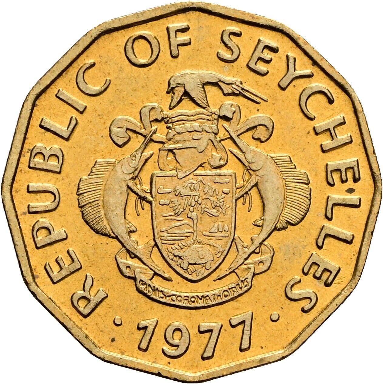 10 Cents 1977 – Rückseite