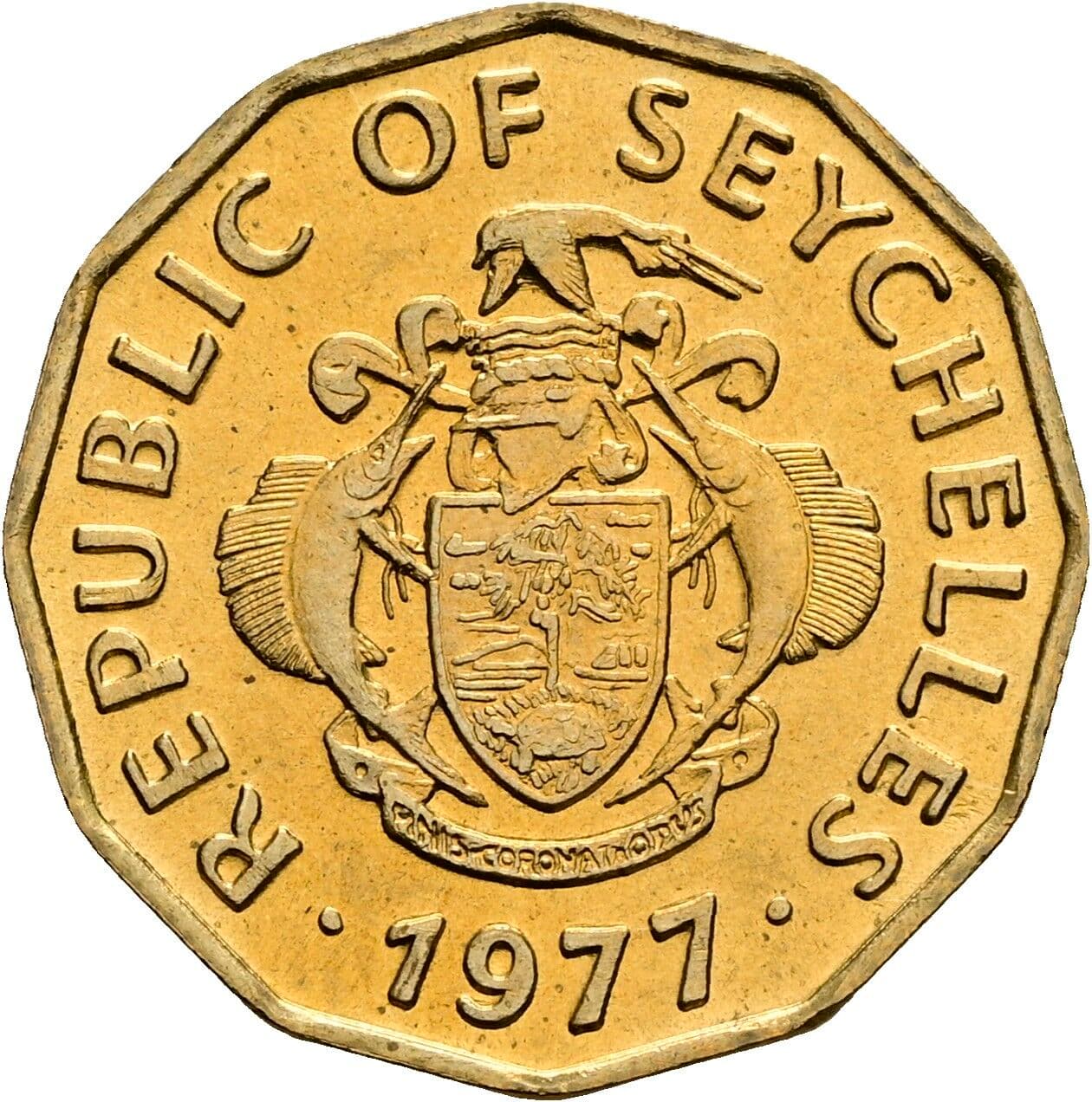 10 Cents 1977 – Rückseite