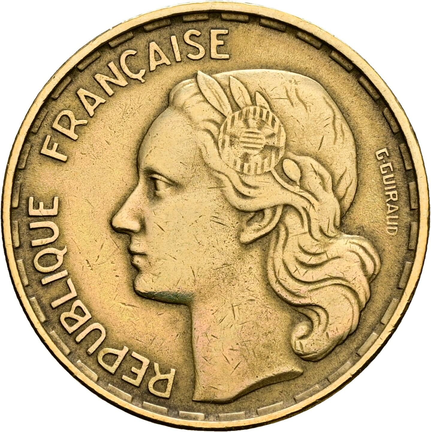 50 Francs 1952 – Rückseite
