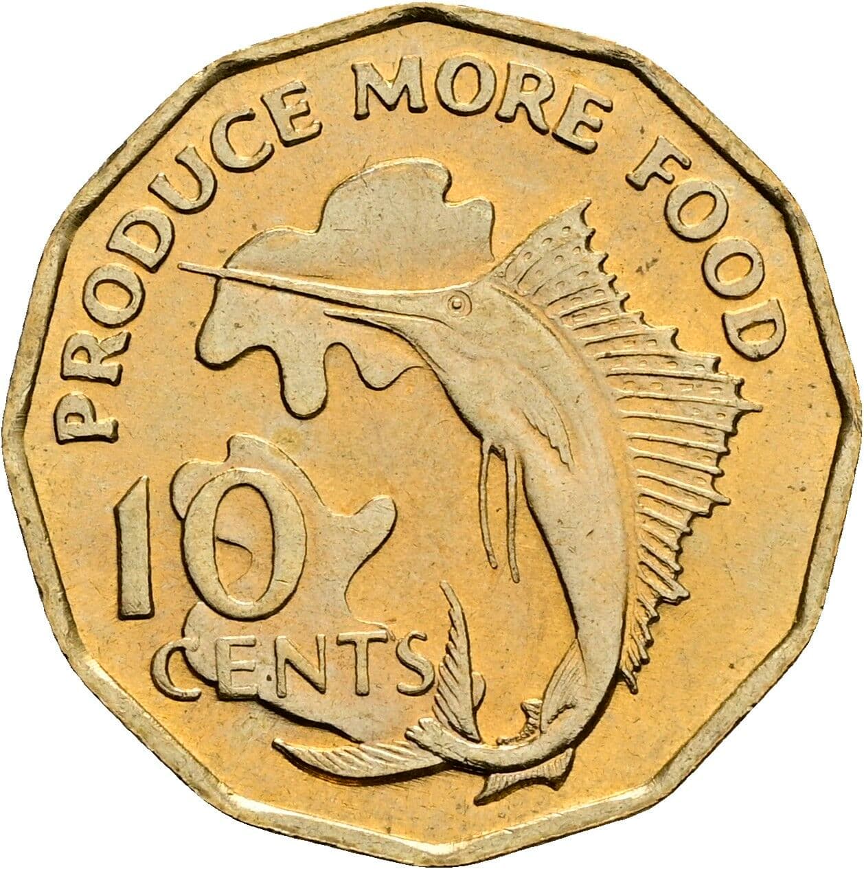 10 Cents 1977 – Vorderseite