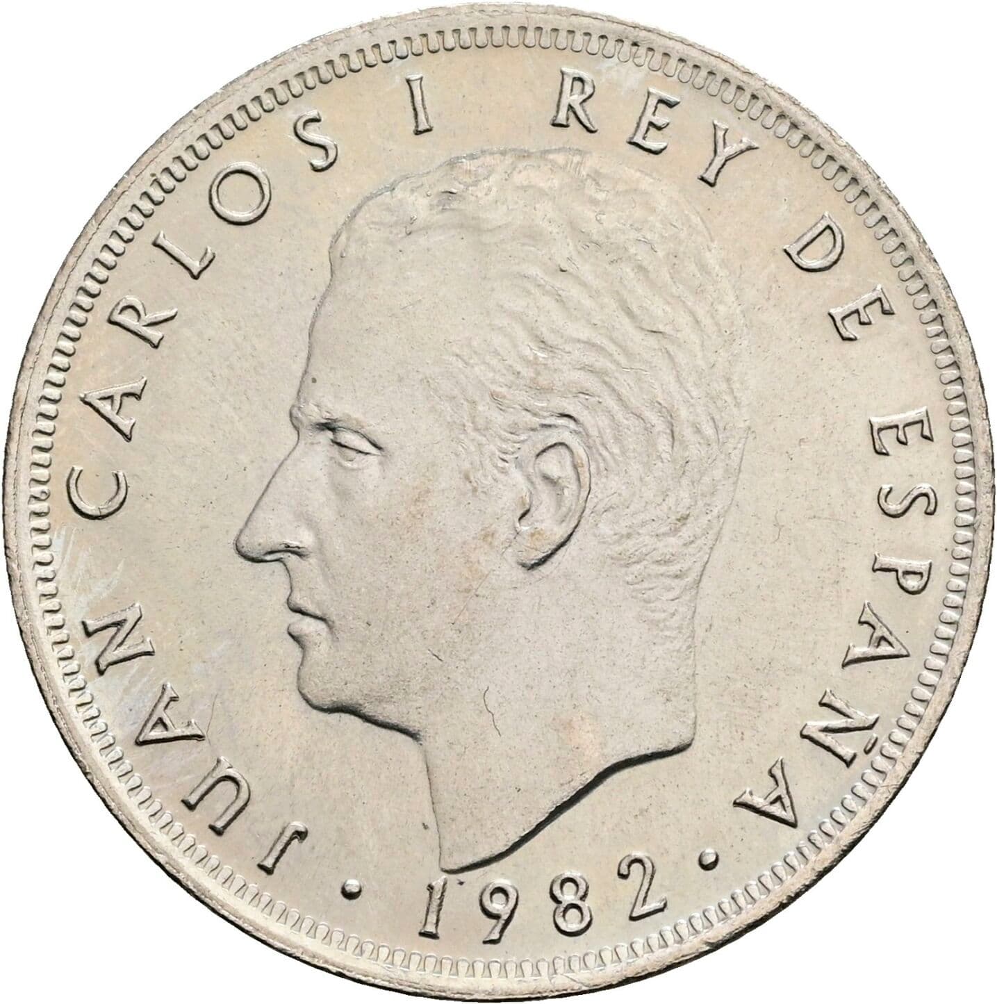 25 Pesetas 1982 – Vorderseite